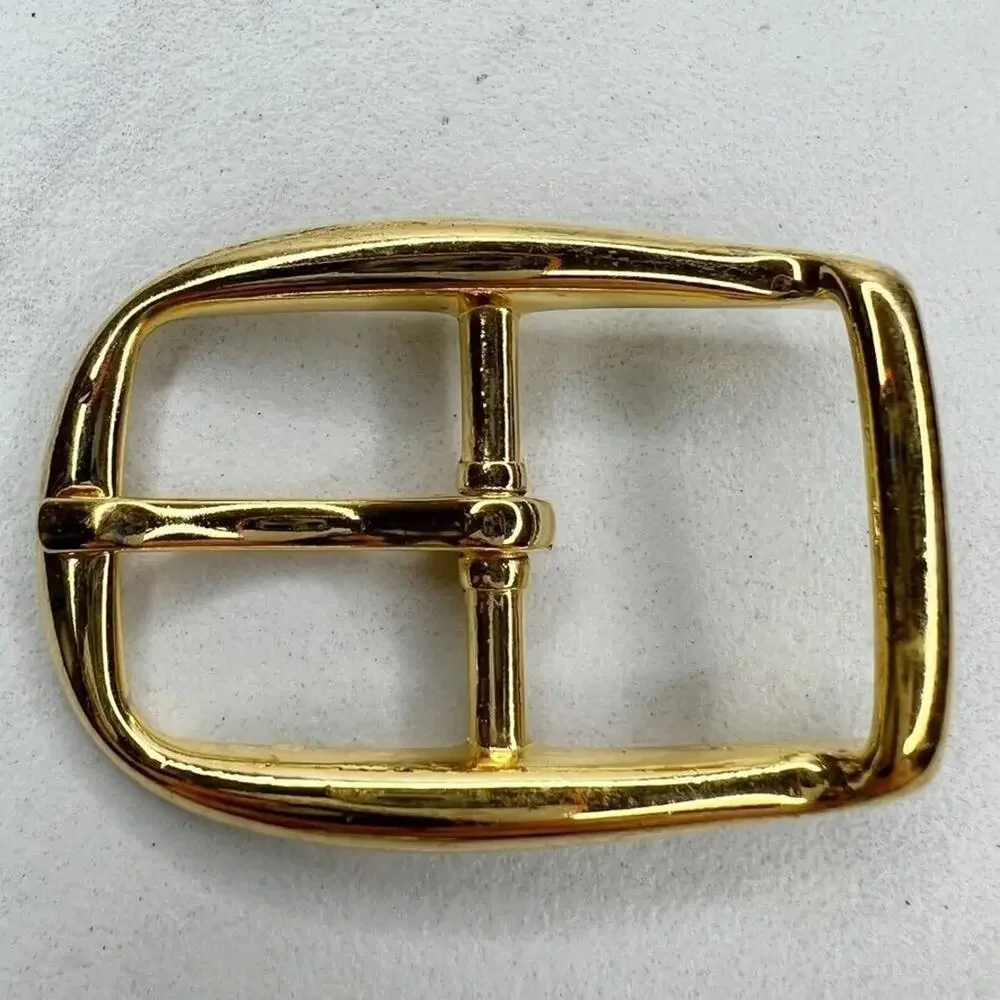Vintage Gold Tone Simple Basic Belt Buckle for up to 1 Inch Belt